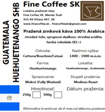 Etiketa Guatemala